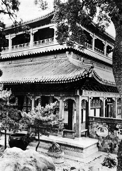 1922年拍摄的延春阁照片.